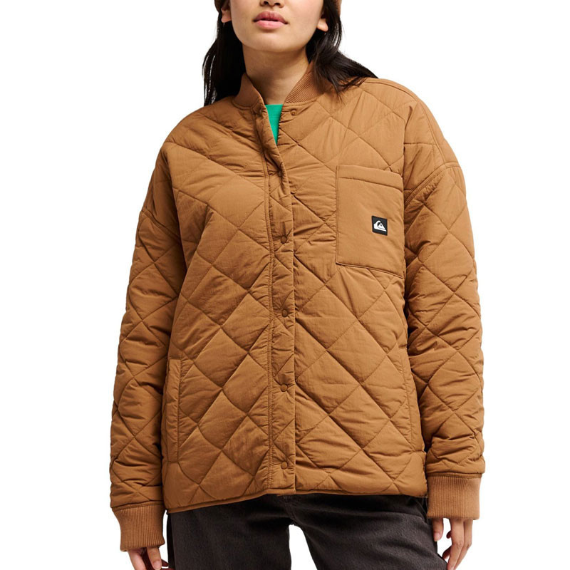 Chaqueta Quiksilver: Shining Quilted Jacket (Rawhide)