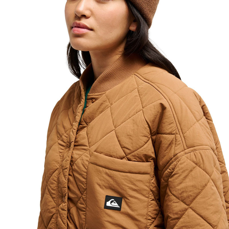 Chaqueta Quiksilver: Shining Quilted Jacket (Rawhide)