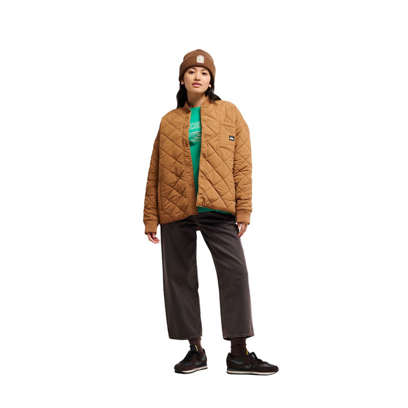 Chaqueta Quiksilver: Shining Quilted Jacket (Rawhide)