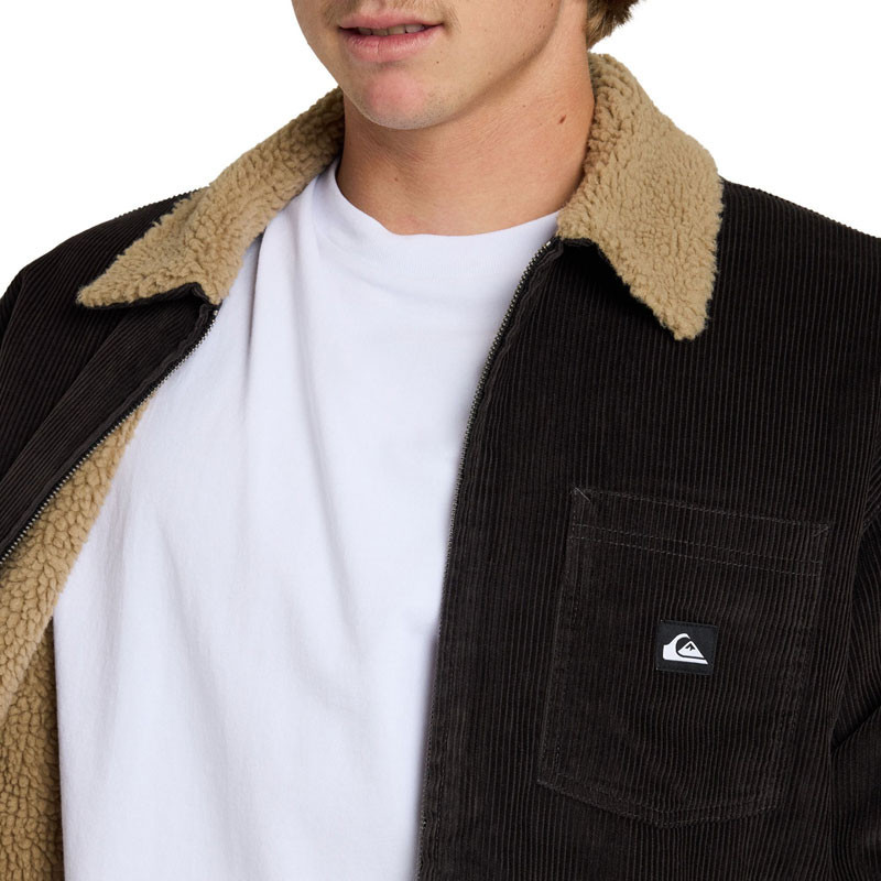 Chaqueta Quiksilver: Sherpa Harrington Jacket (Tarmac)