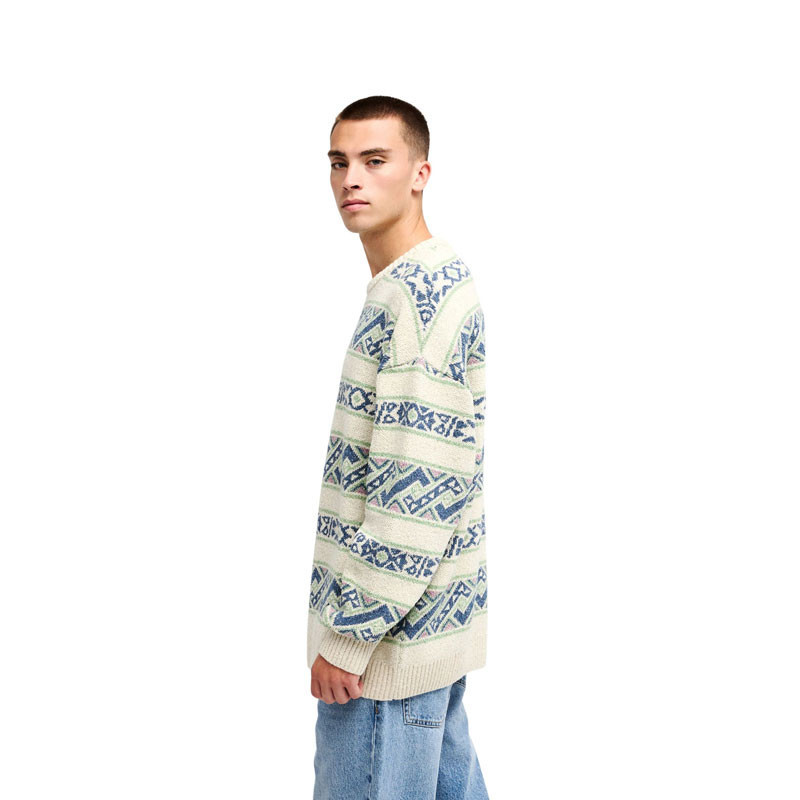 Jersey Quiksilver: Liam Jacquard Swtr (Peyote Herit Strp Lia)