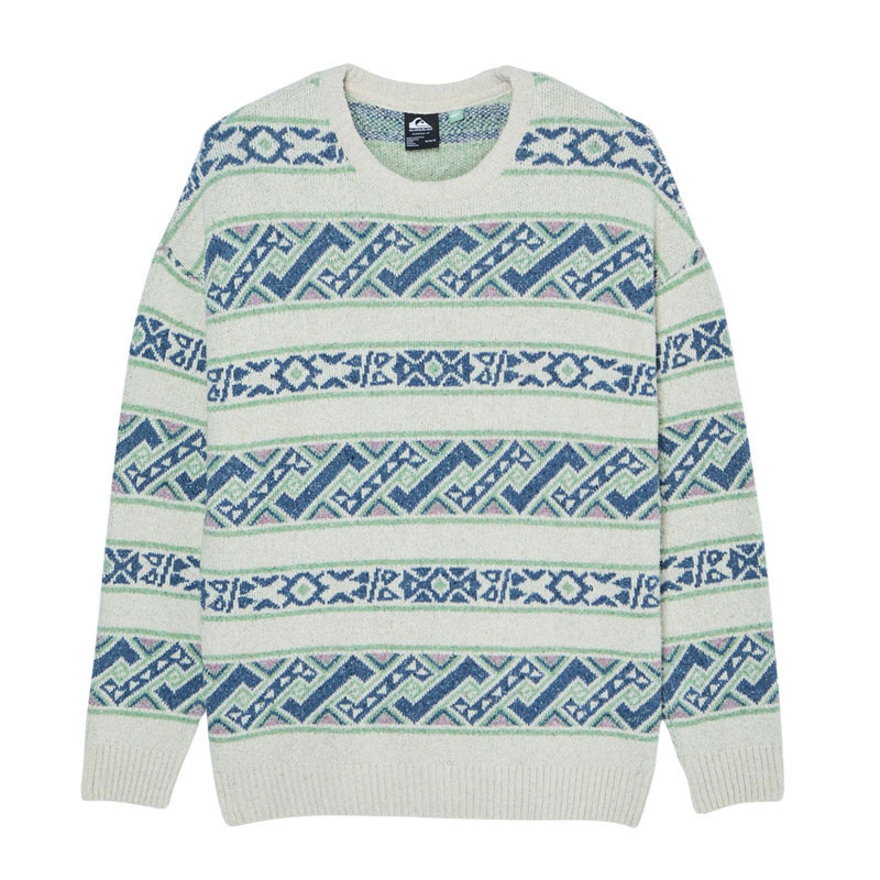 Jersey Quiksilver: Liam Jacquard Swtr (Peyote Herit Strp Lia)