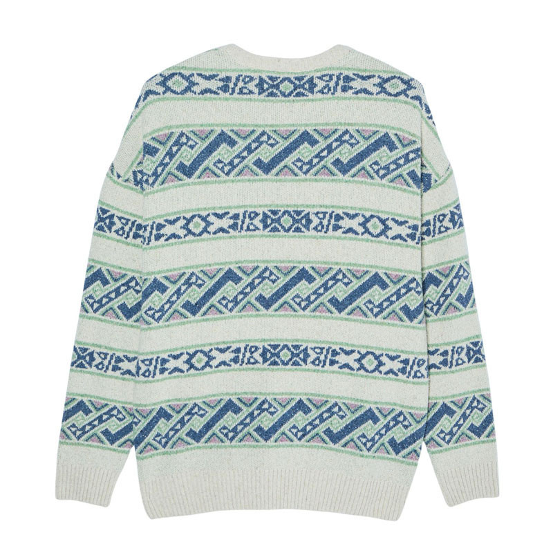 Jersey Quiksilver: Liam Jacquard Swtr (Peyote Herit Strp Lia)