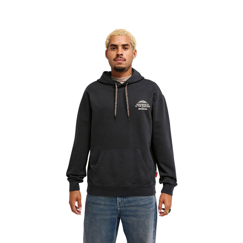Sudadera Quiksilver: Bob Marley Concert Hoodie (Black Pigment)