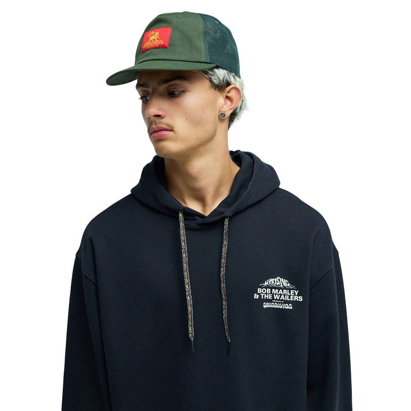 Sudadera Quiksilver: Bob Marley Concert Hoodie (Black Pigment)