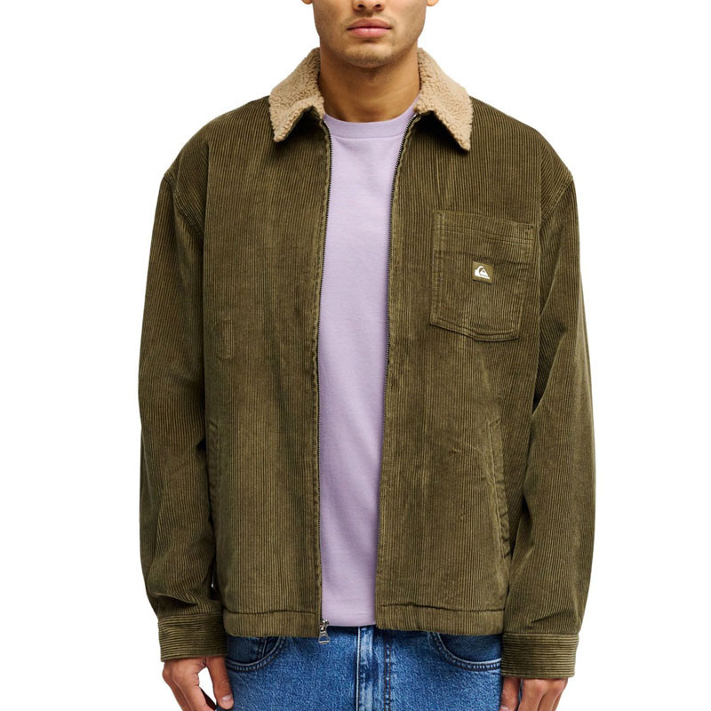 Chaqueta Quiksilver: Sherpa Harrington Jacket (Grape Leaf)