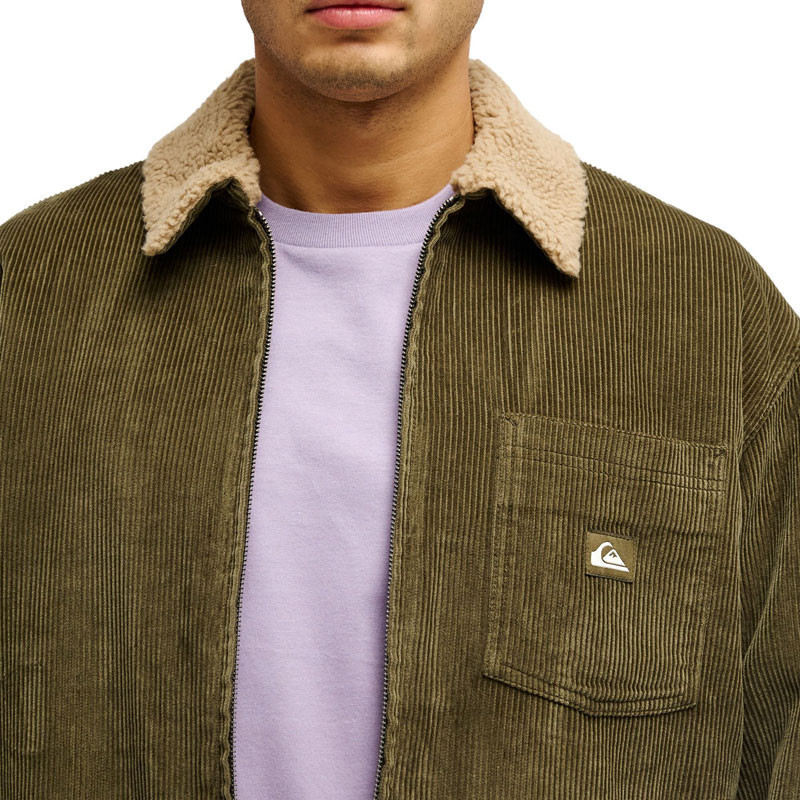 Chaqueta Quiksilver: Sherpa Harrington Jacket (Grape Leaf)