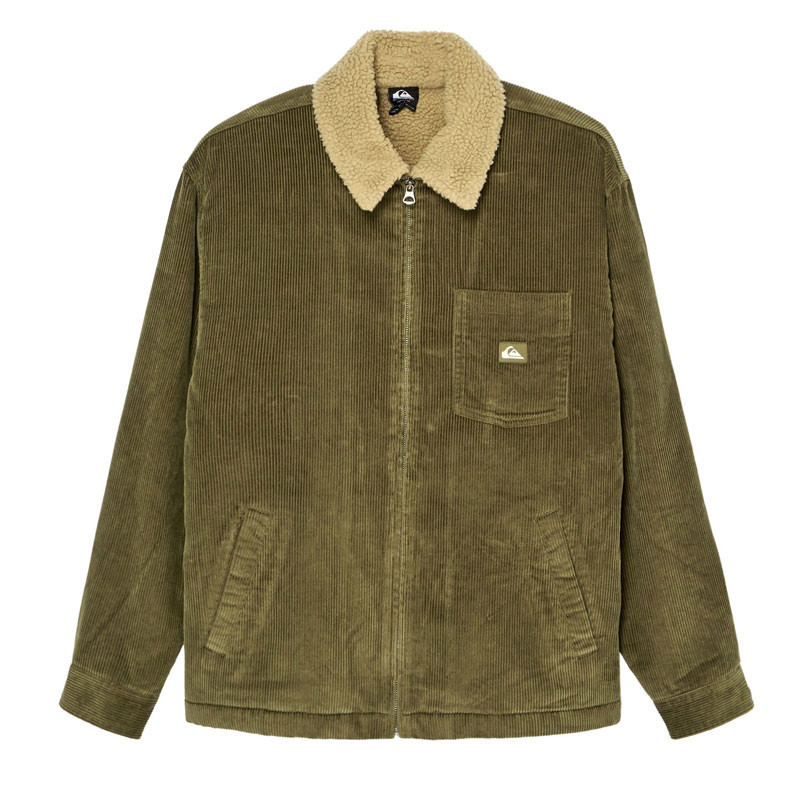 Chaqueta Quiksilver: Sherpa Harrington Jacket (Grape Leaf)