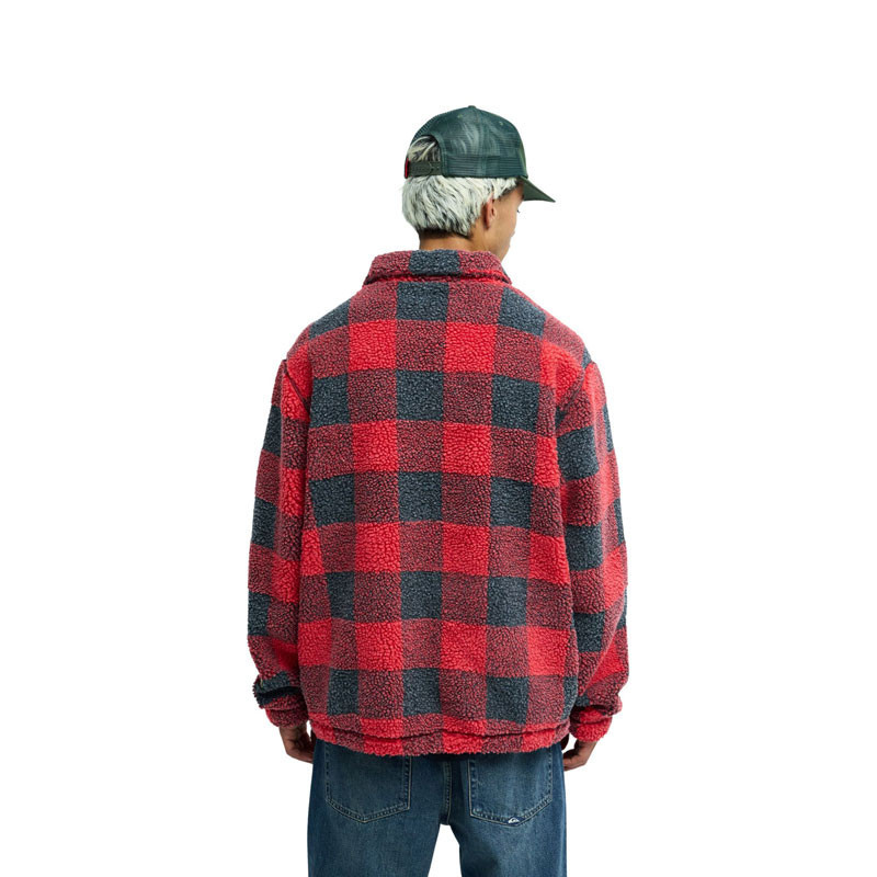 Chaqueta Quiksilver: Bob Marley Buffalo Sherpa (Salsa)