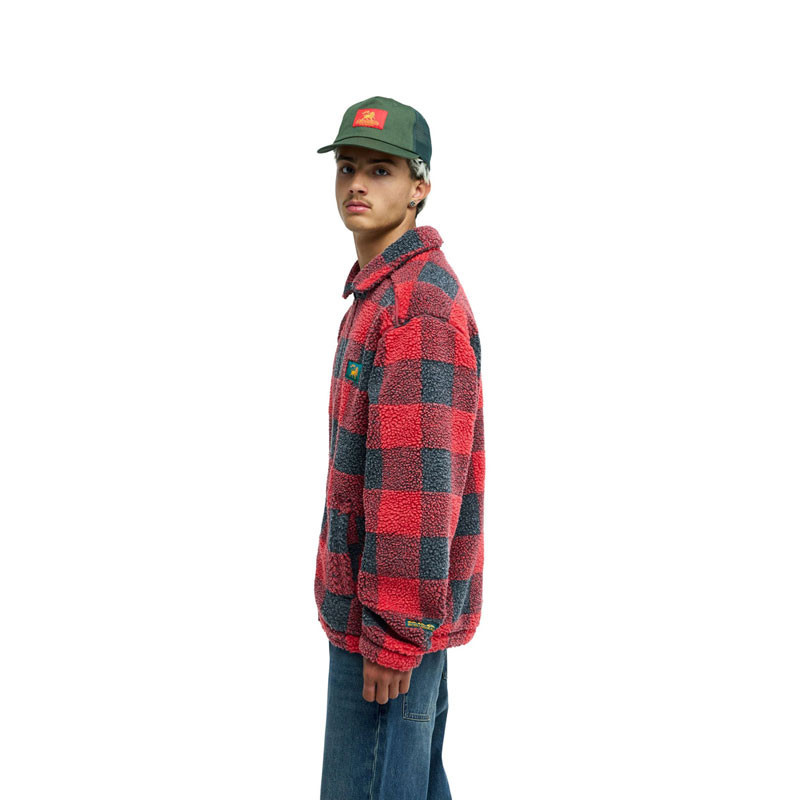 Chaqueta Quiksilver: Bob Marley Buffalo Sherpa (Salsa)