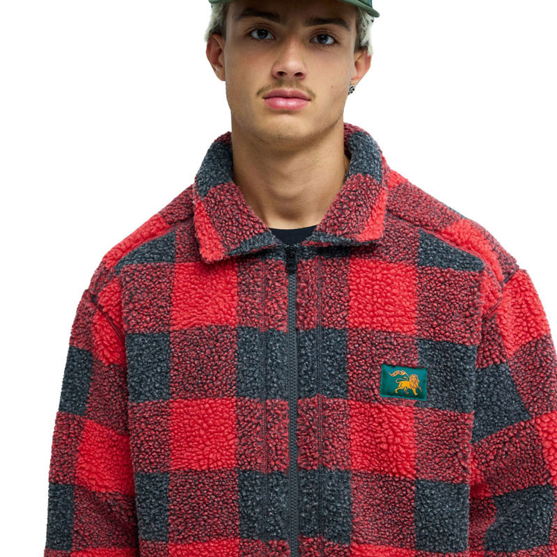 Chaqueta Quiksilver: Bob Marley Buffalo Sherpa (Salsa)