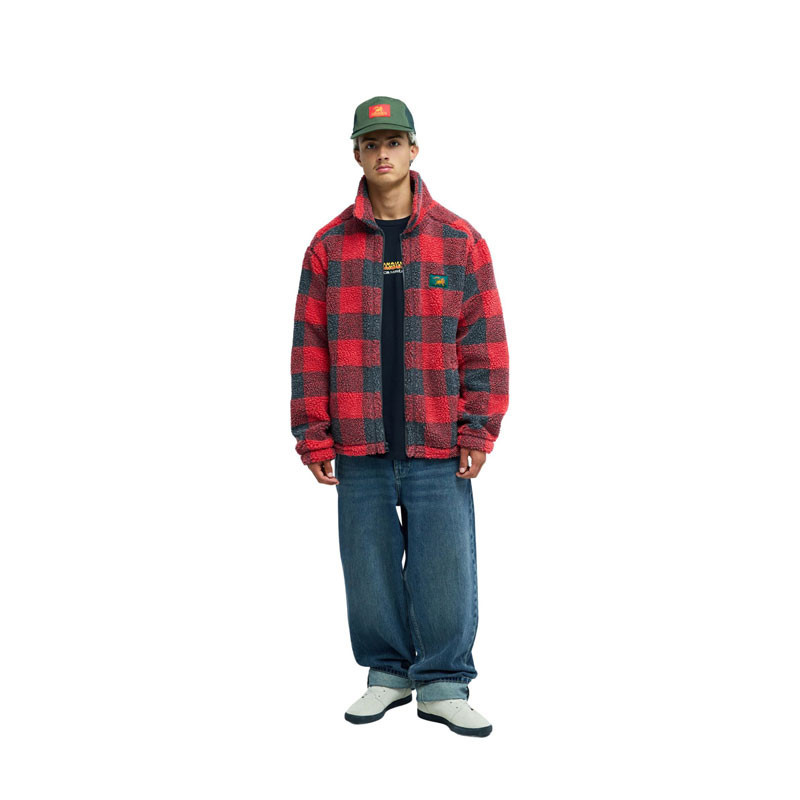 Chaqueta Quiksilver: Bob Marley Buffalo Sherpa (Salsa)