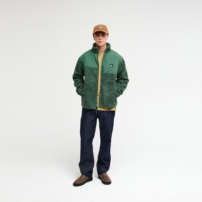 Chaqueta Quiksilver: Shallow Water Fz (Forest Heather)