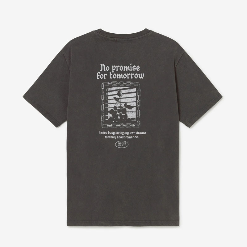 Camiseta Kaotiko: SS Regular No Promise For Tomorrow (Ws Bk)