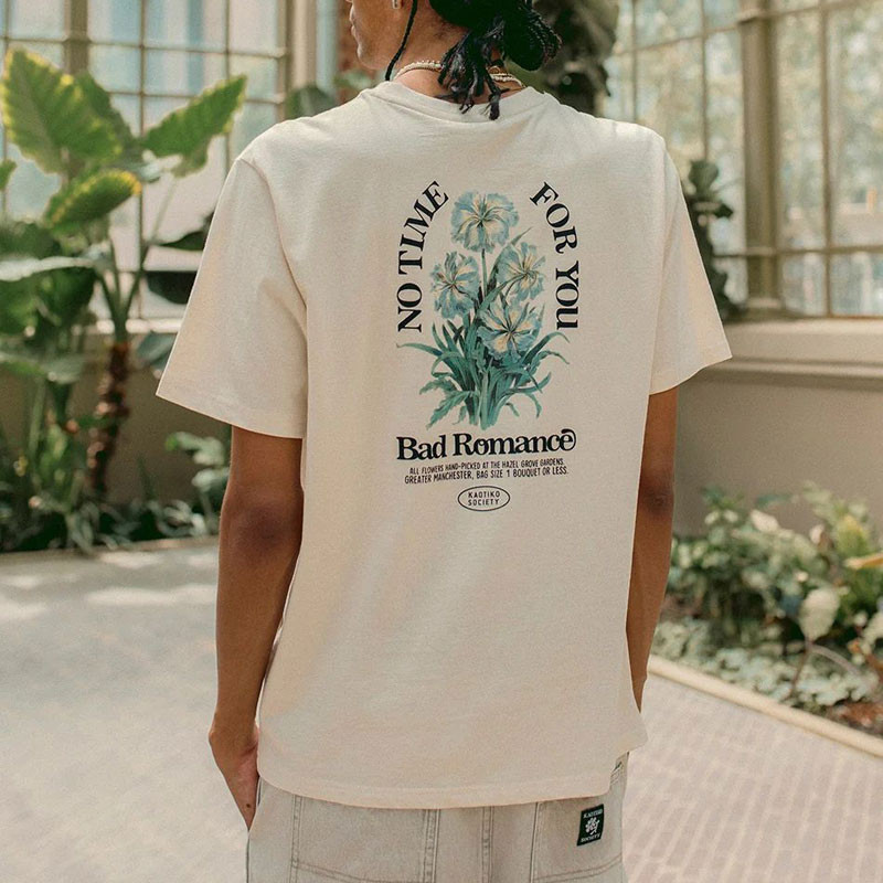 Camiseta Kaotiko: SS Regular No Time For You (Tobacco)