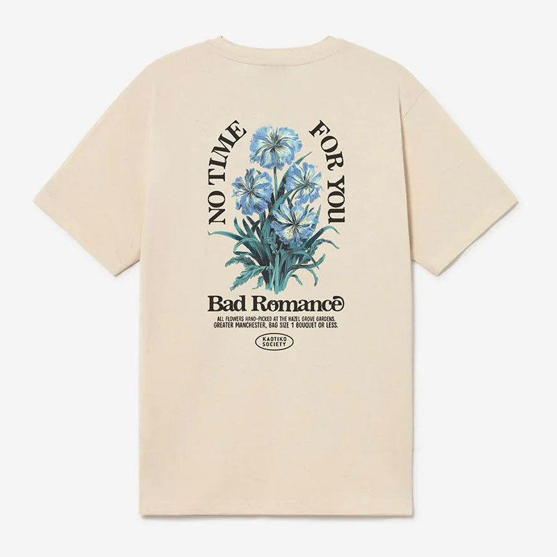 Camiseta Kaotiko: SS Regular No Time For You (Tobacco)