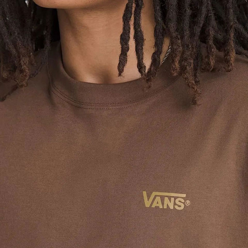 Camiseta Vans: New Left Chest SS Tee (Vintage Cocoa)