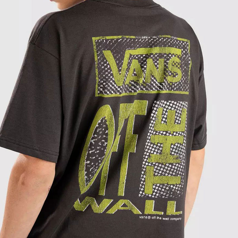 Camiseta Vans: Cut and Paste SS Tee (Faded Black)