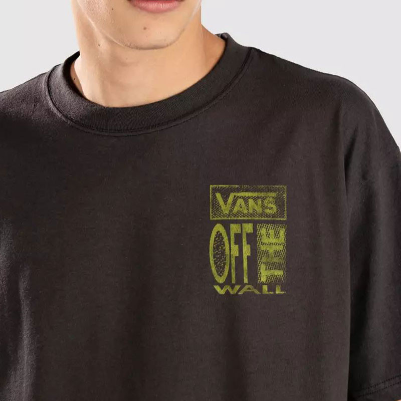 Camiseta Vans: Cut and Paste SS Tee (Faded Black)