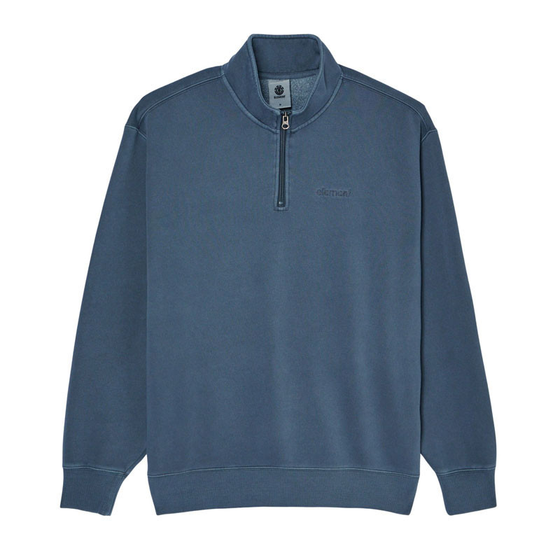 Sudadera Element: Lowcase Pigment Quarter Zip (Dark Slate)