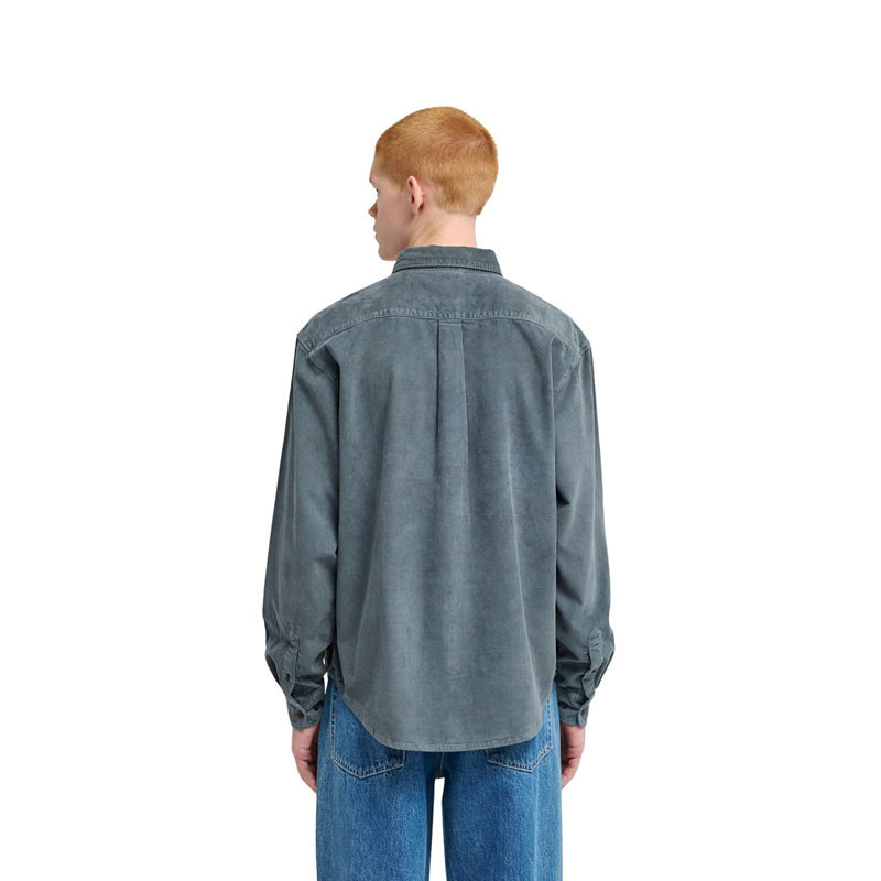Camisa Element: Button Down Regular Corduroy (Dark Slate)
