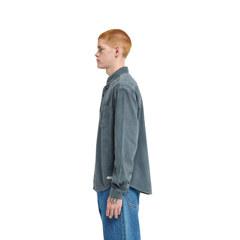 Camisa Element: Button Down Regular Corduroy (Dark Slate)