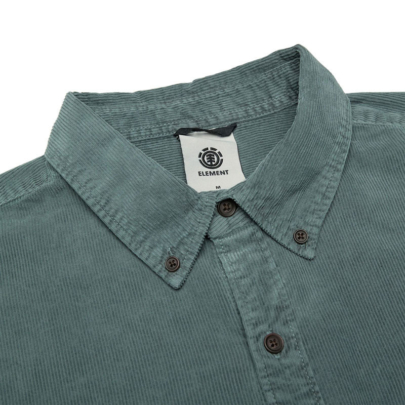 Camisa Element: Button Down Regular Corduroy (Dark Slate)
