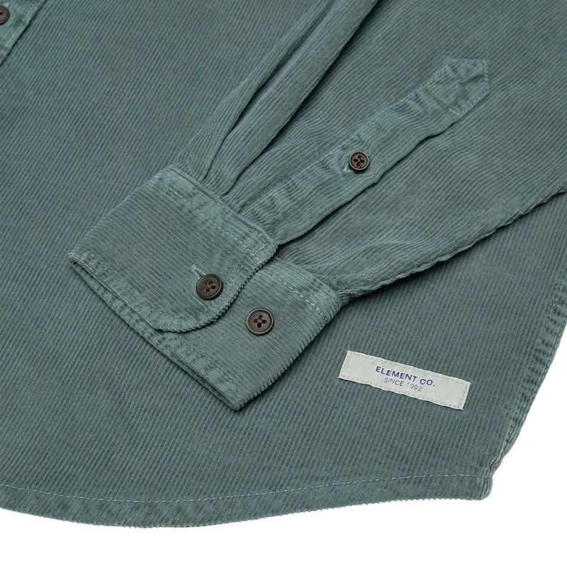 Camisa Element: Button Down Regular Corduroy (Dark Slate)