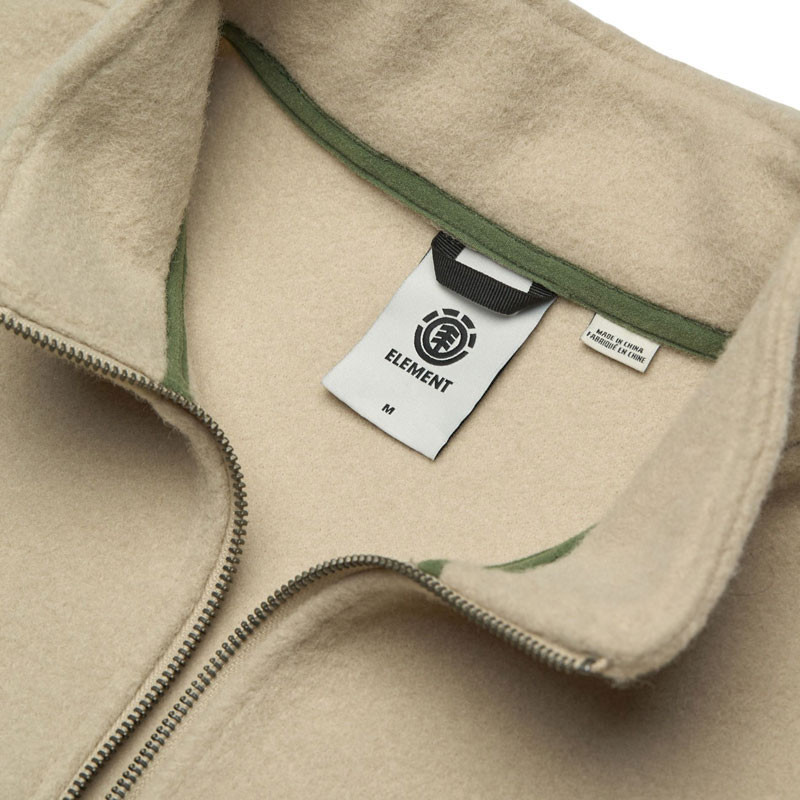 Chaqueta Element: Sefton 1/4 Zip (Oatmeal Heather)