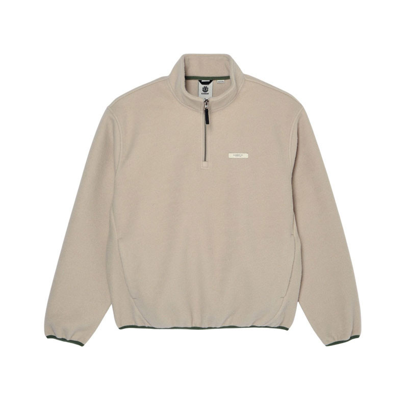 Chaqueta Element: Sefton 1/4 Zip (Oatmeal Heather)