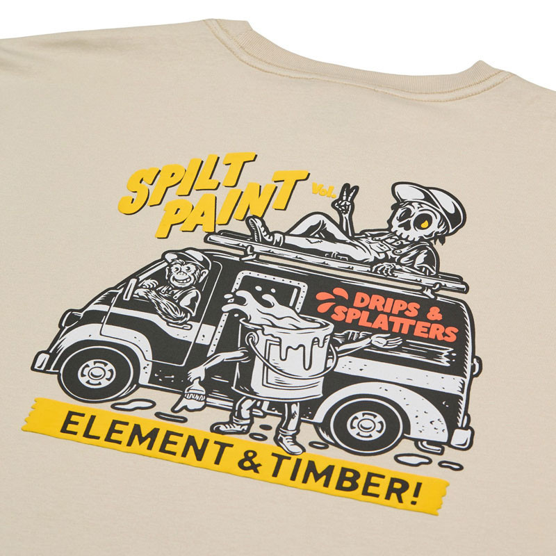 Camiseta Element: Timber Van SS (Oat Milk)