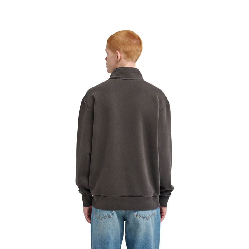 Sudadera Element: Lowcase Pigment Quarter Zip (Off Black)