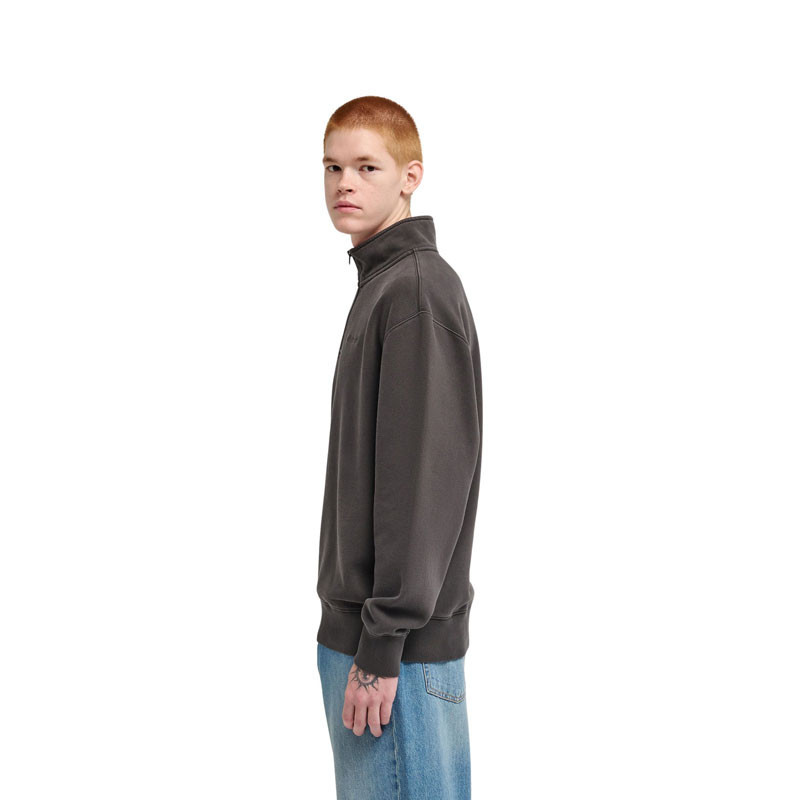 Sudadera Element: Lowcase Pigment Quarter Zip (Off Black)