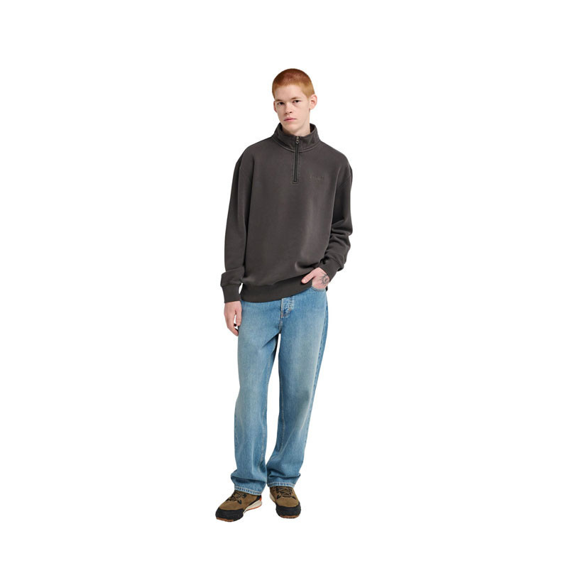 Sudadera Element: Lowcase Pigment Quarter Zip (Off Black)