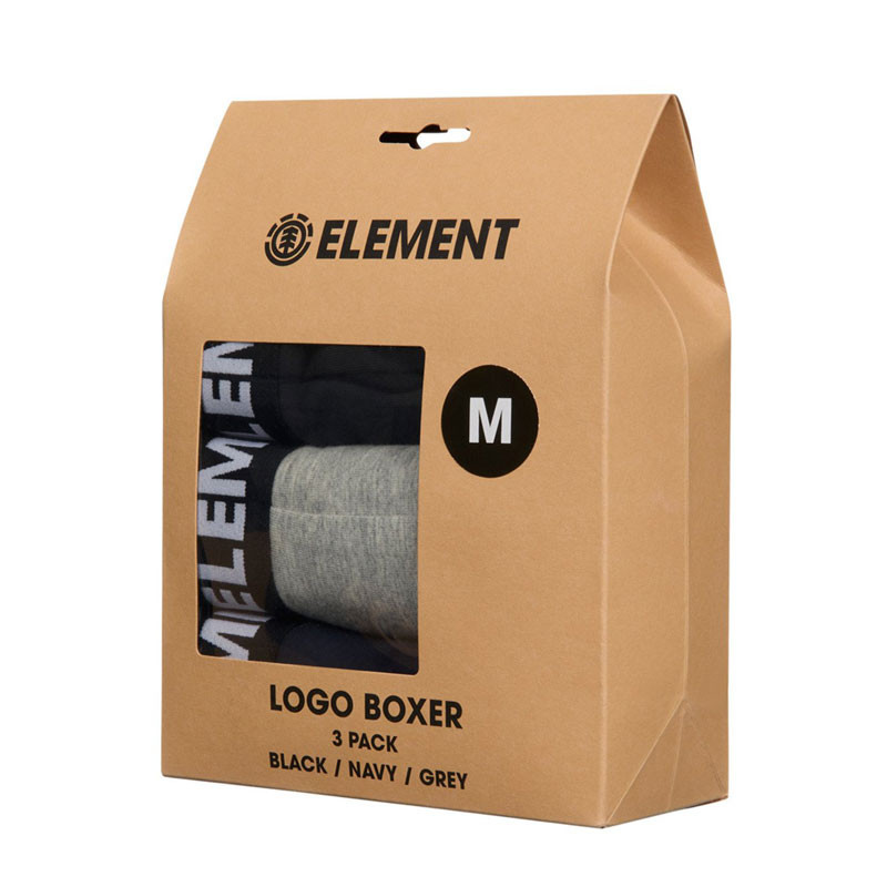 Boxer Element: Logo Boxer 3Pk (Multicolor)