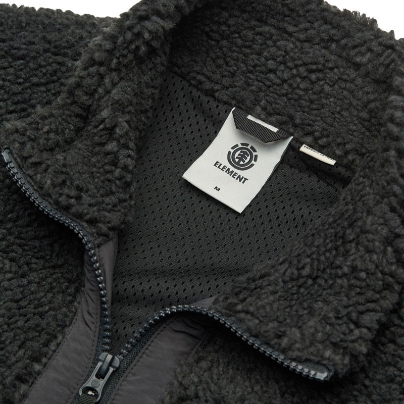 Chaqueta Element: Oak Sherpa (Off Black)