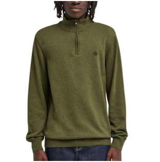 Jersey Element: Icon Embroidery Quarter Zip (Bronze Hea)