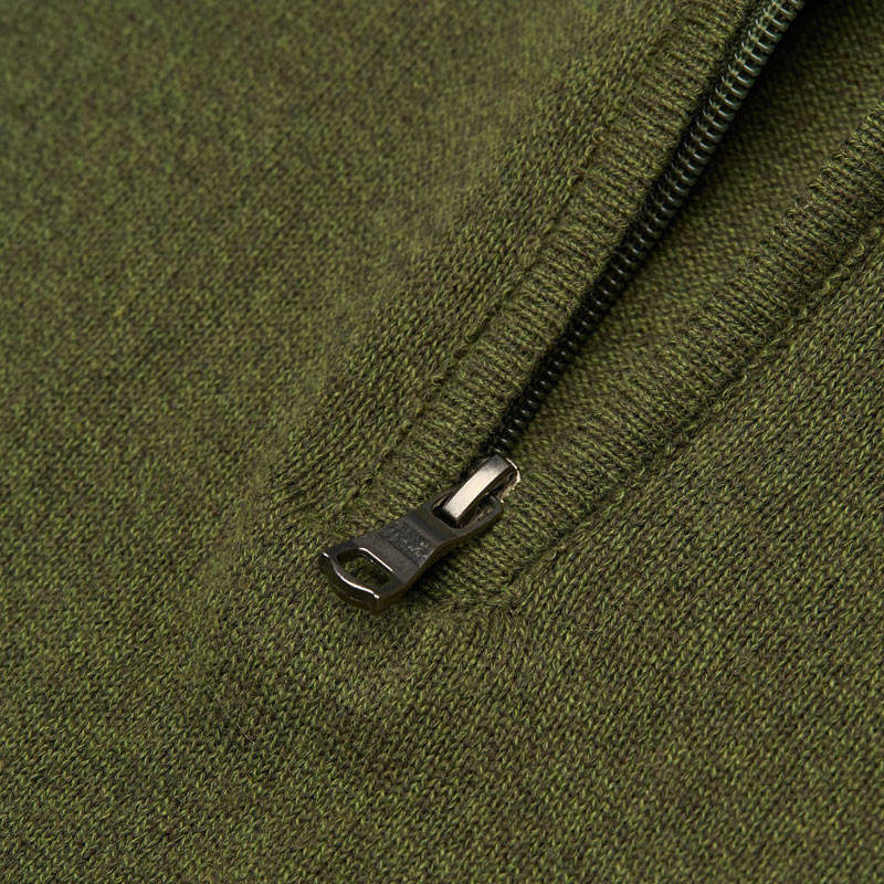 Jersey Element: Icon Embroidery Quarter Zip (Bronze Hea)