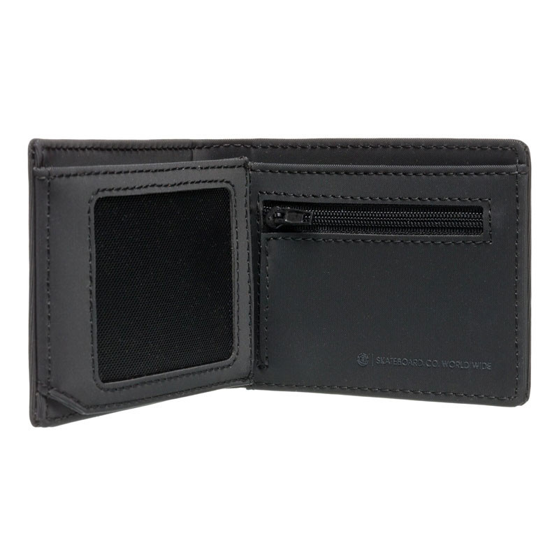 Cartera Element: Icon Mini Wallet Trifold (Flint Black)