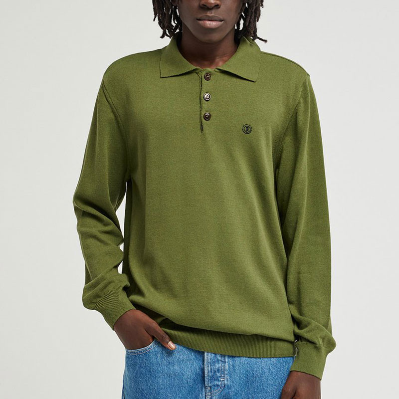 Jersey Element: Icon Embroidery Polo (Bronze Green)