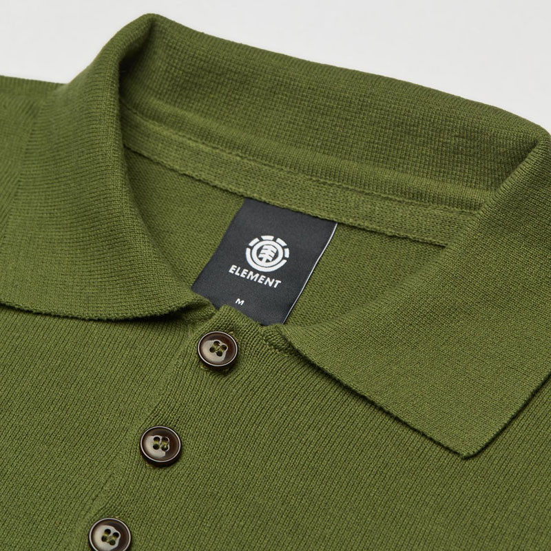 Jersey Element: Icon Embroidery Polo (Bronze Green)
