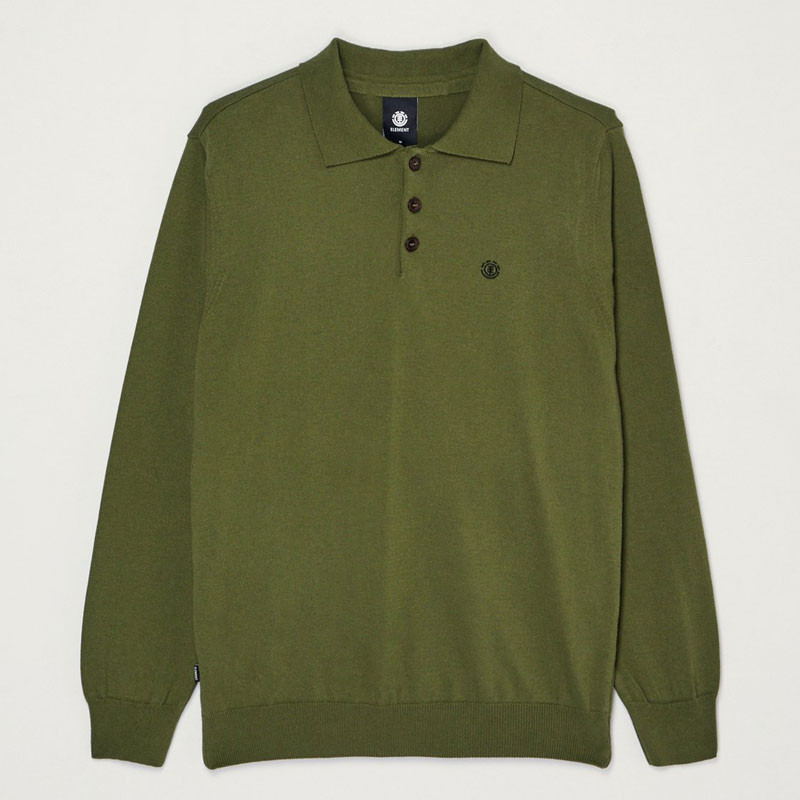 Jersey Element: Icon Embroidery Polo (Bronze Green)