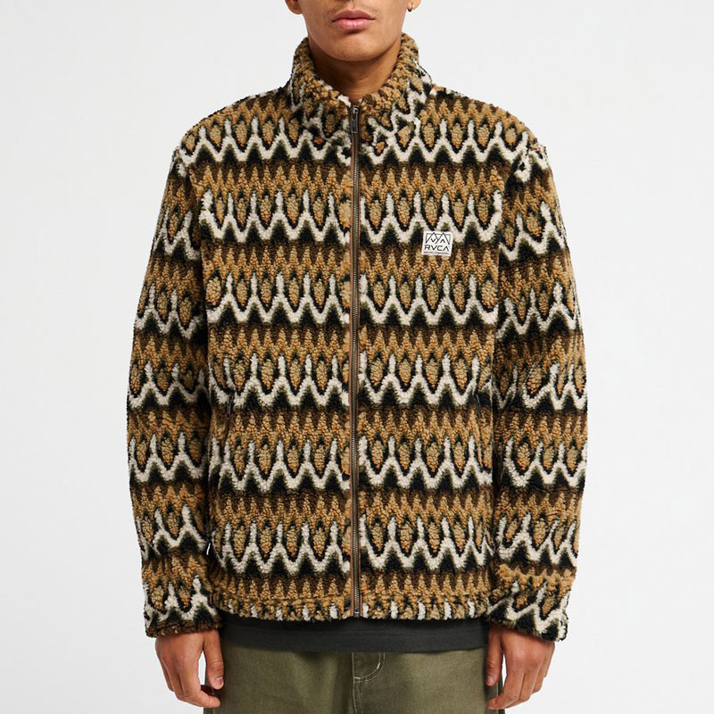 Chaqueta RVCA: Winston Sherpa Jacket (Bombay Brown)