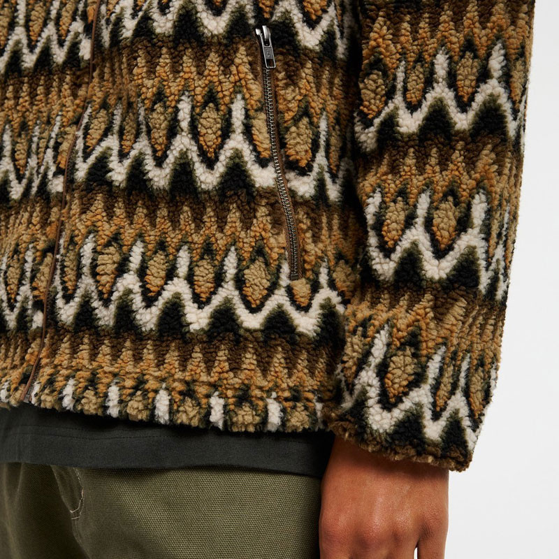Chaqueta RVCA: Winston Sherpa Jacket (Bombay Brown)