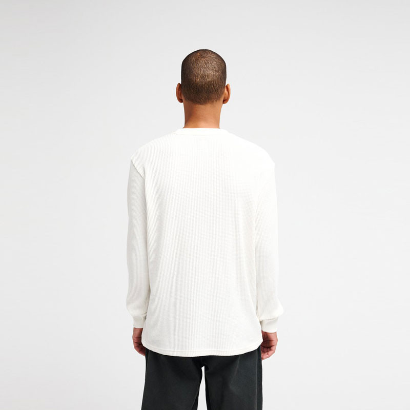 Camiseta RVCA: Dayshift Thermal LS (Off White)