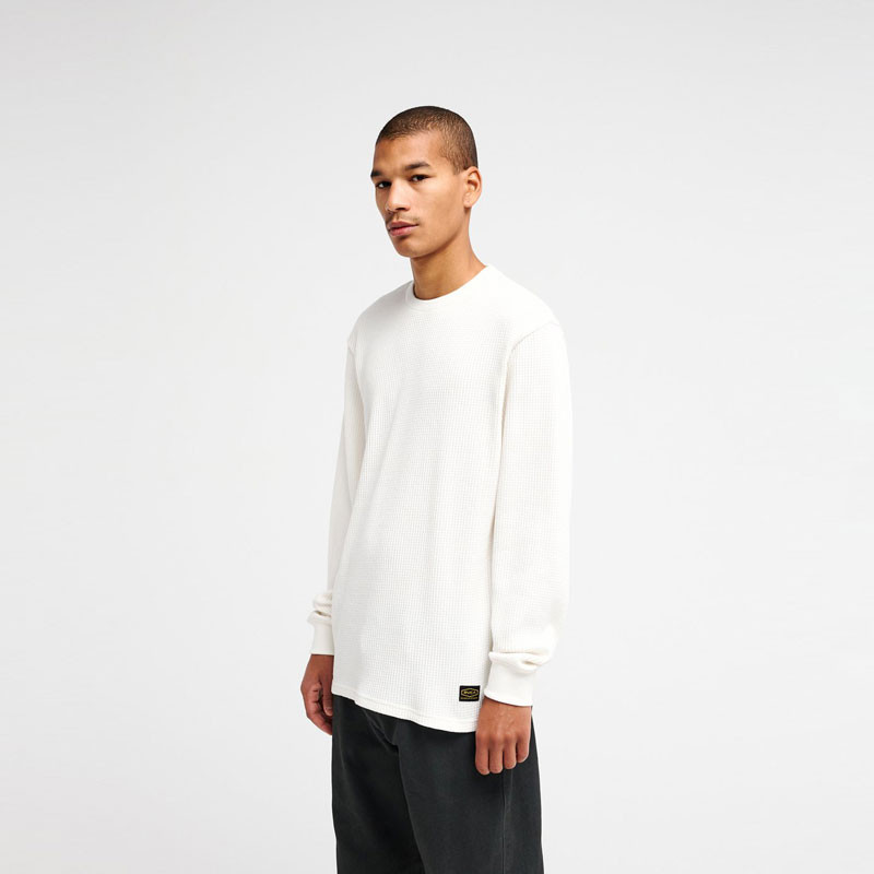 Camiseta RVCA: Dayshift Thermal LS (Off White)