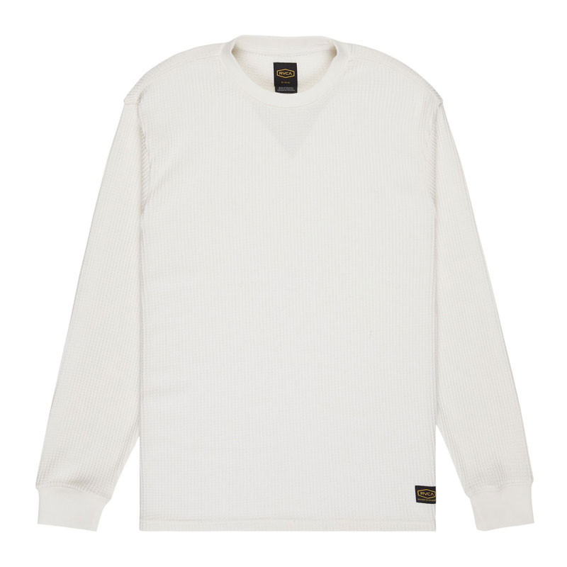 Camiseta RVCA: Dayshift Thermal LS (Off White)