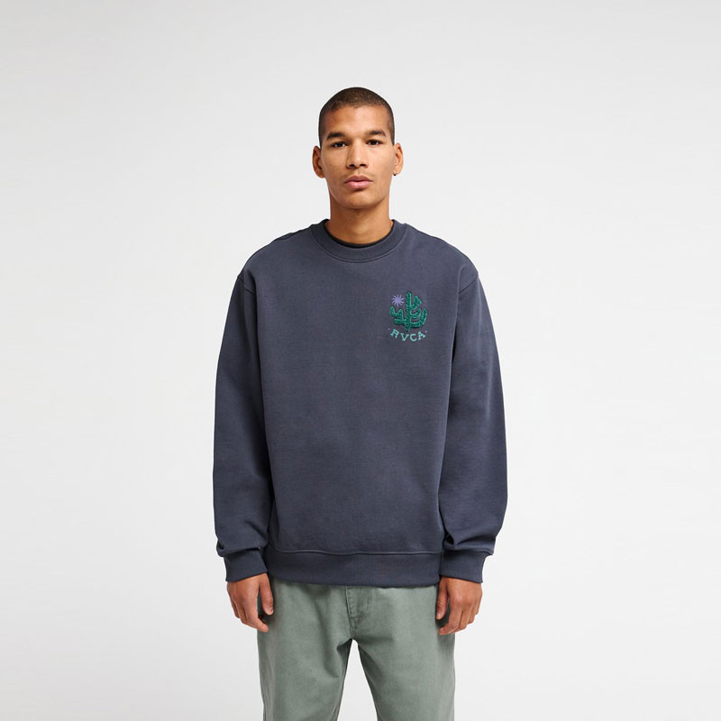 Sudadera RVCA: Sanctum Crew (Garage Blue)