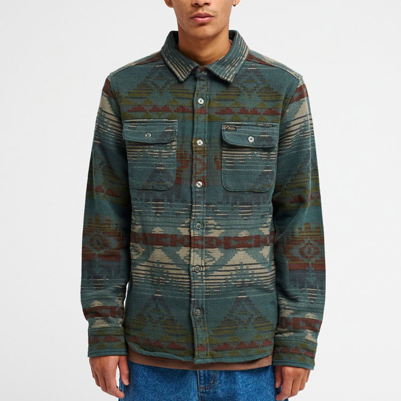Camisa RVCA: Dayshift Blanket Flannel (Hunter Green)
