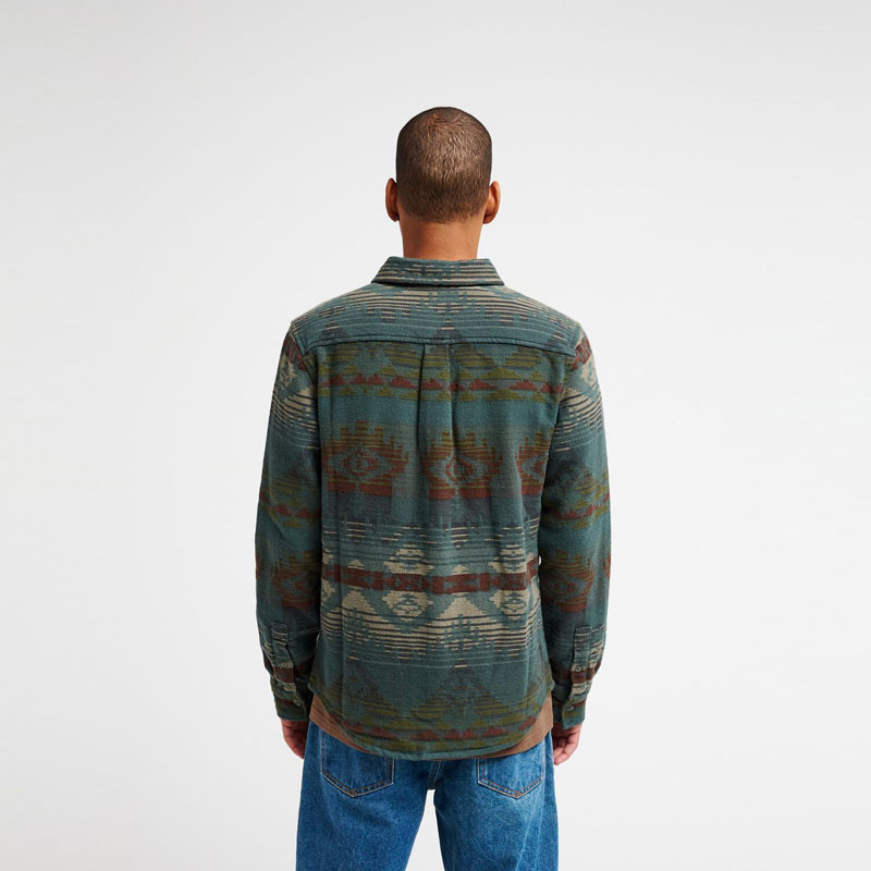 Camisa RVCA: Dayshift Blanket Flannel (Hunter Green)